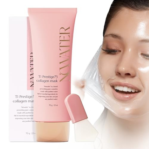 NOWATER Collagen Wrapping Mask, Elasticity Improving, Hydrating, Firming - Hydrolyzed Collagen & Peptides, Glass Skin Peel Off Mask, Korean Skincare for Face(2.5 fl.oz) | Amazon (US)