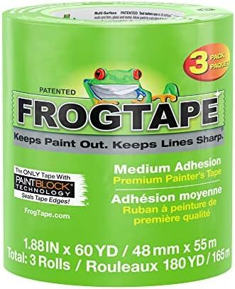 FROGTAPE 240661 Multi-Surface Painter's Tape with PAINTBLOCK, Medium Adhesion, 1.88 Inches x 60 Y... | Amazon (US)