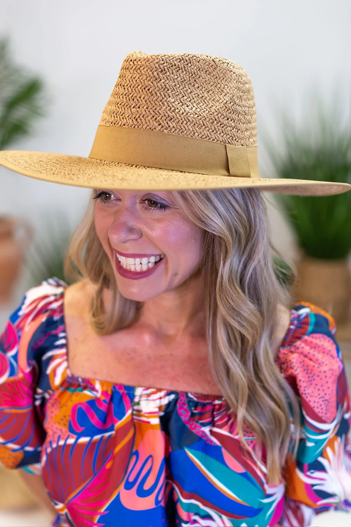 Straw Ribbon Band Fedora Hat | Shop Dandy Boutique