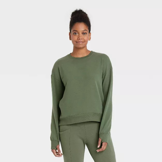 Women's Crewneck Sweatshirt - All in Motion™ | Target