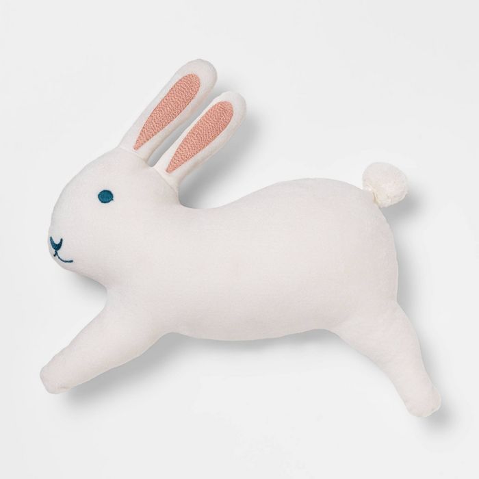 Shaped Plush Bunny Easter Pillow&#160;Cream -&#160;Spritz&#8482; | Target