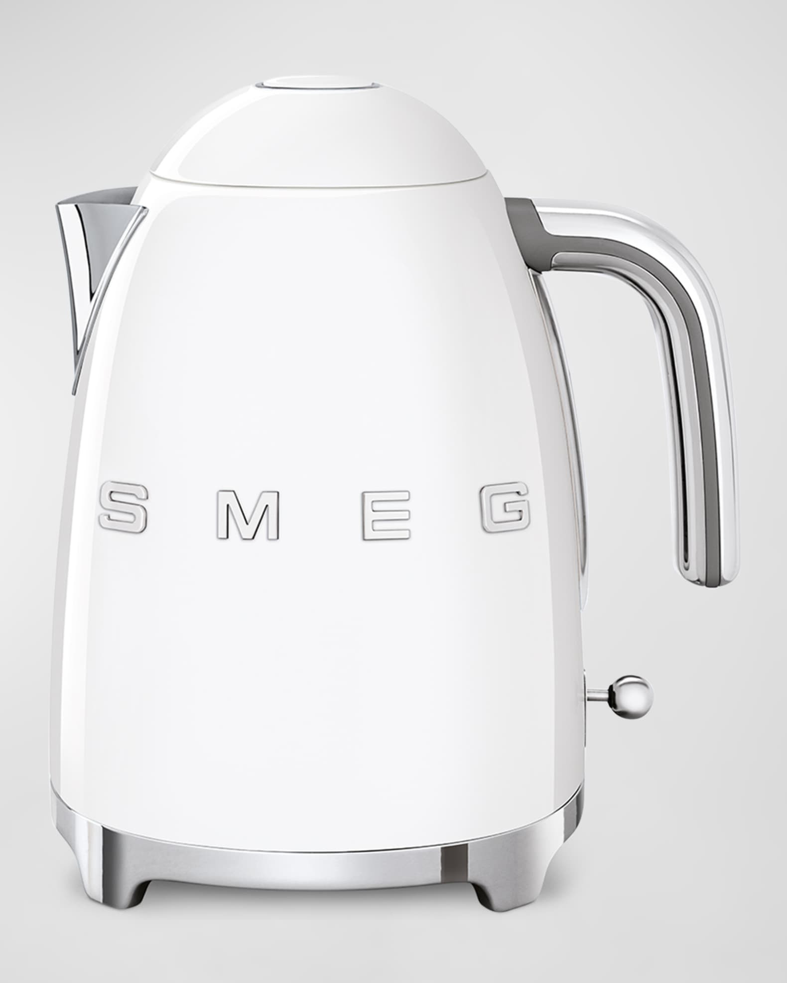 Retro Electric Kettle, Polished White | Neiman Marcus