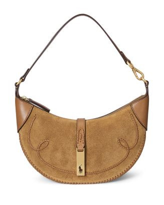 Polo Ralph Lauren Polo ID Suede Western Mini Shoulder Bag  | Bloomingdale's Handbags | Bloomingdale's (US)