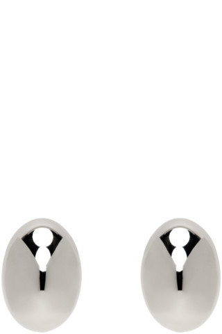 Silver Egg Earrings | SSENSE