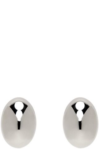 Silver Egg Earrings | SSENSE