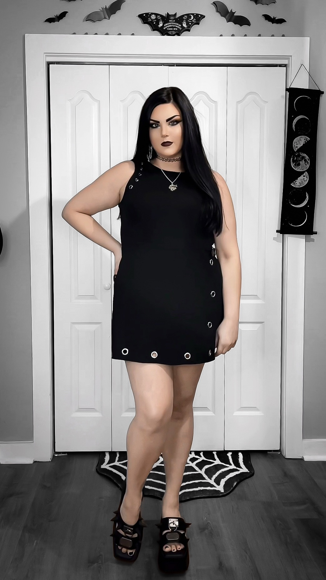Super simple corporate goth look 🖤 Jewelry is from Regal Rose use code NIKKIDRINKSCRAFT for 15% off 🖤

15% off SHEIN w/ Nikki25Q1

#goth #corporategoth #allblackoutfit #workwear 

#LTKWorkwear #LTKWatchNow #LTKPlusSize
