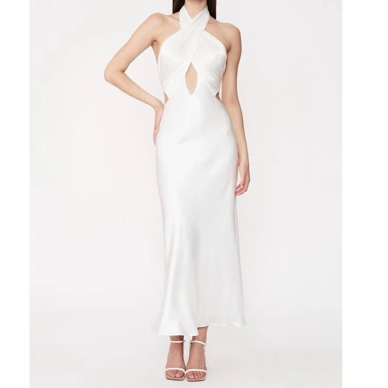 Bardot Women's Slip Dress - White/Cream | Depop US