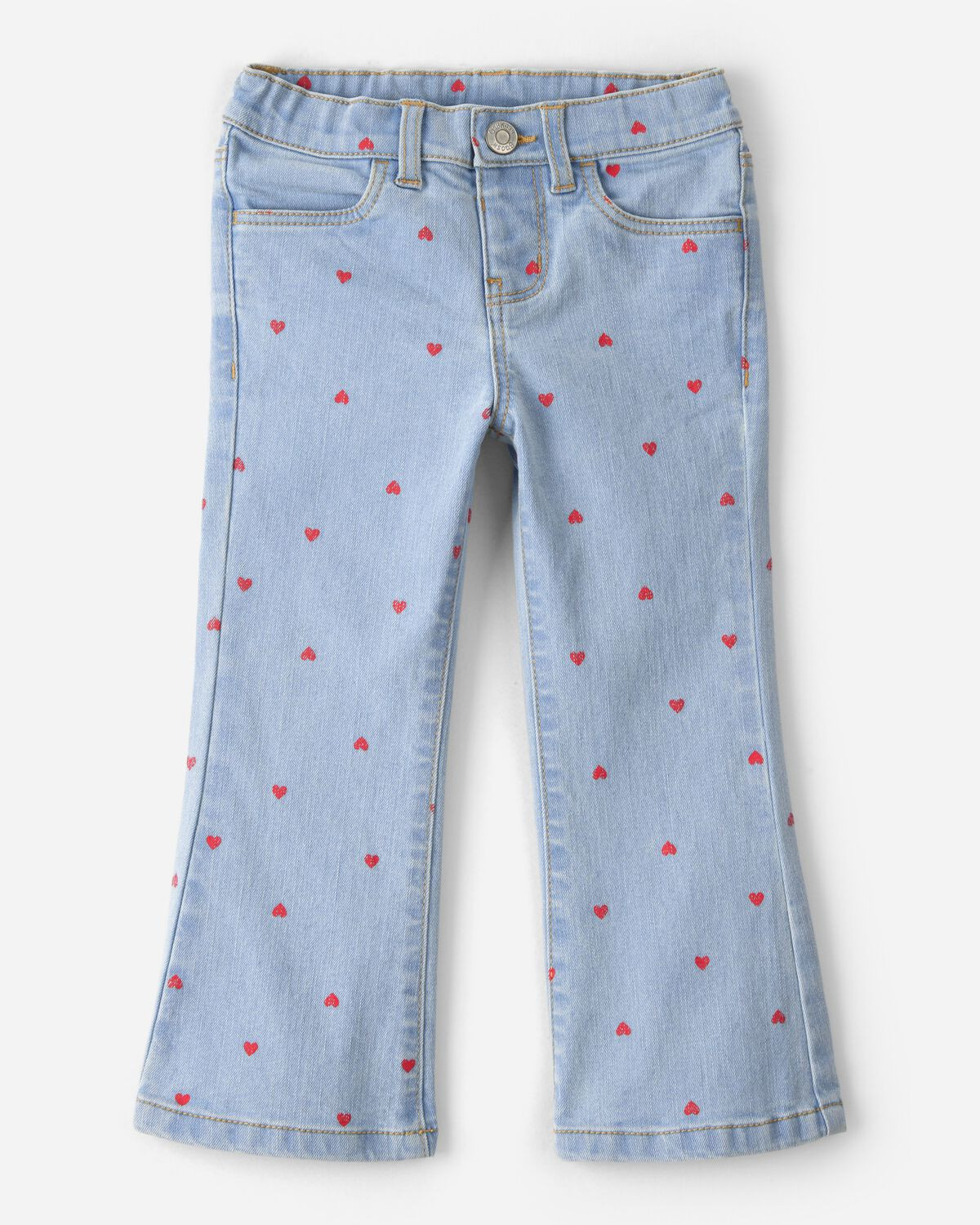 Toddler Girl  Light Wash Heart Denim Jeans - Blue - OshKosh B'gosh | Carter's | Carter's Inc