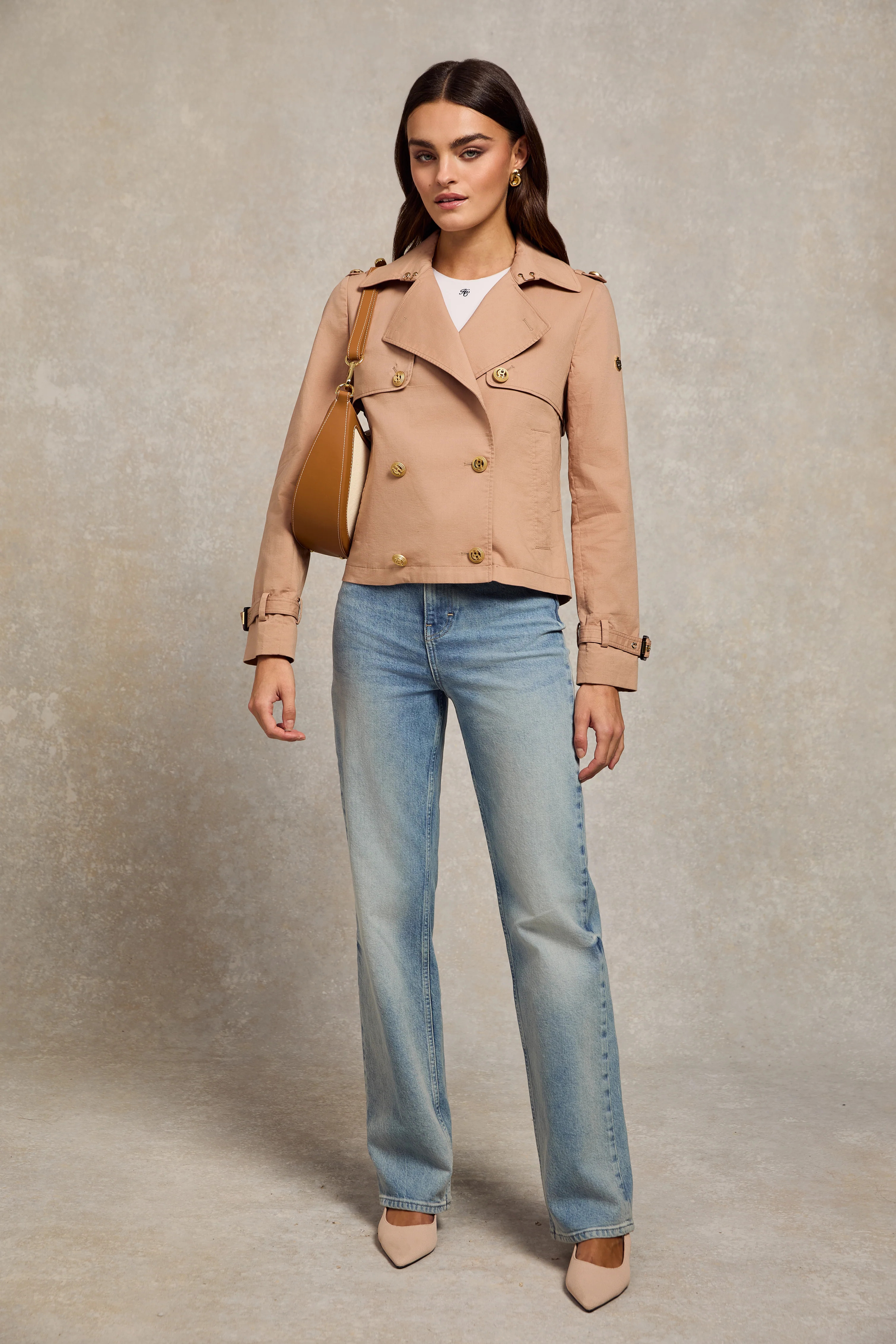 Buckley Trench Jacket (Nude) | Holland Cooper