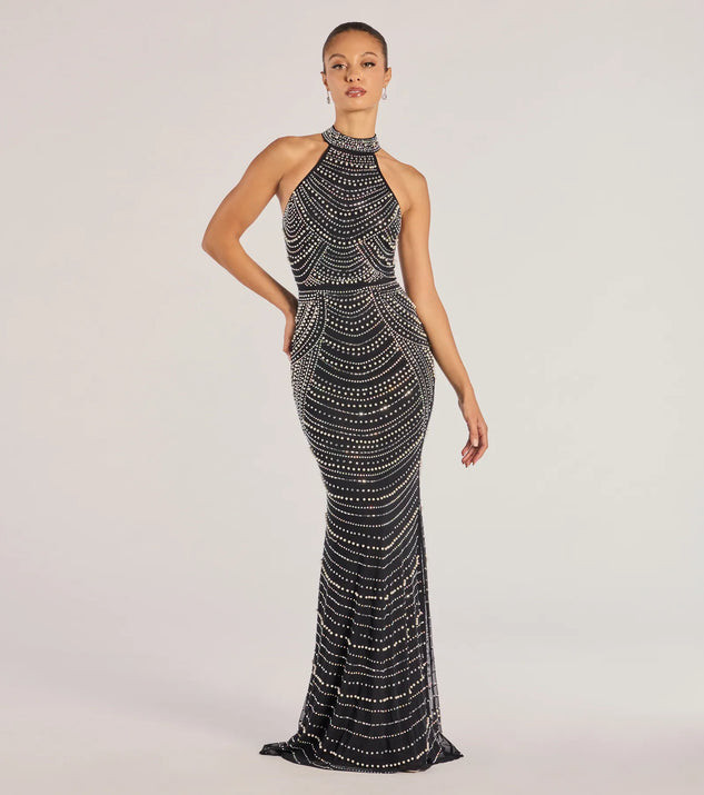 Sloane Rhinestone And Faux Pearl Mermaid Dress | Windsor Stores
