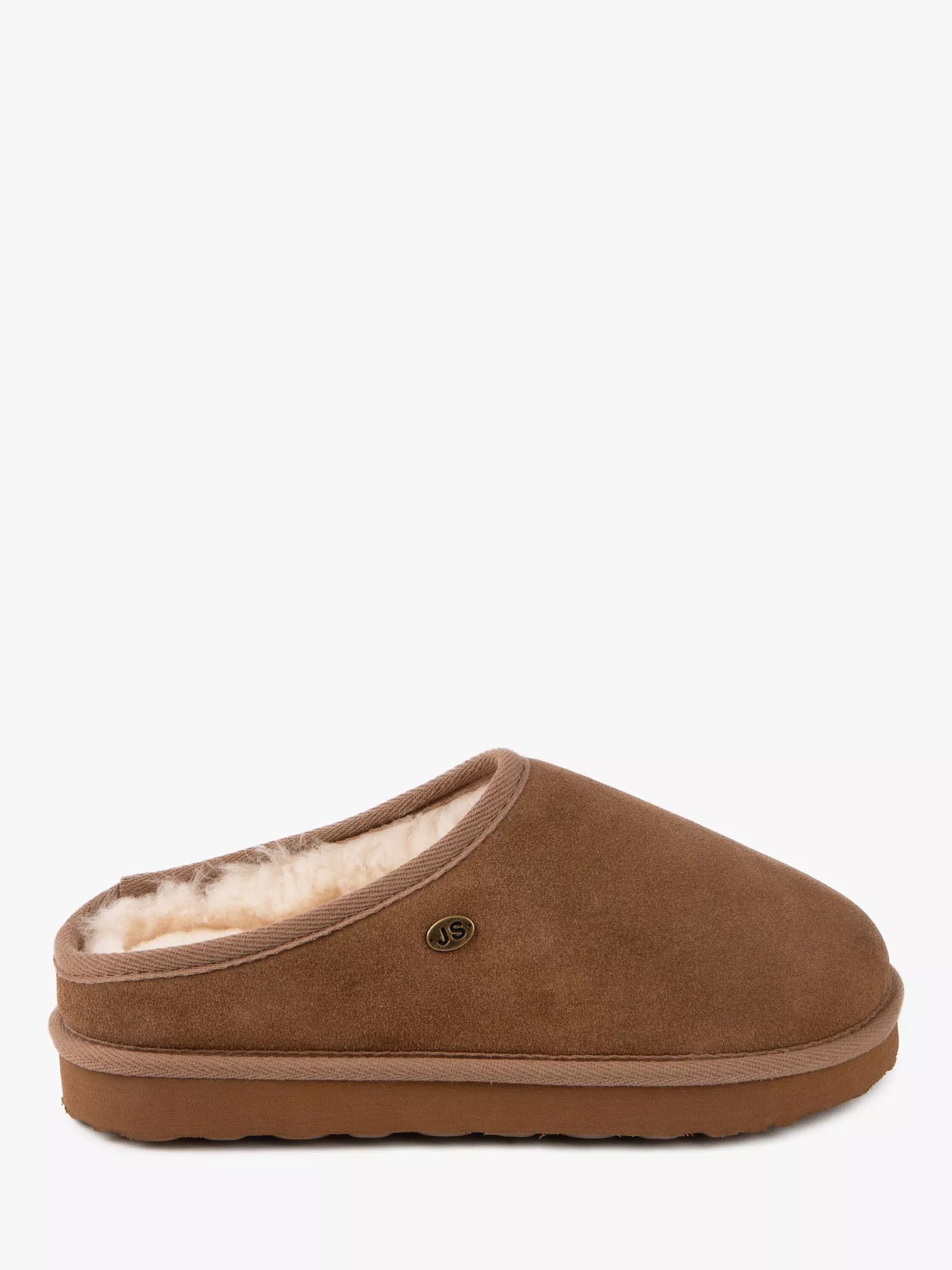 Just SheepskinKara Mule Slippers, Chestnut | John Lewis (UK)