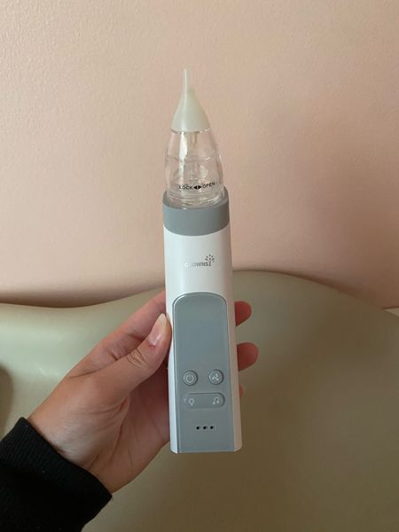Nasal aspirator for baby 
So easy to use, plays songs, lights up, and easy to clean! 

Amazon, amazon baby, baby, baby essentials, baby nose cleanse, baby nasal aspirator, baby cleaning, baby care, baby shower, baby shower gift 

#LTKbump #LTKkids #LTKbaby