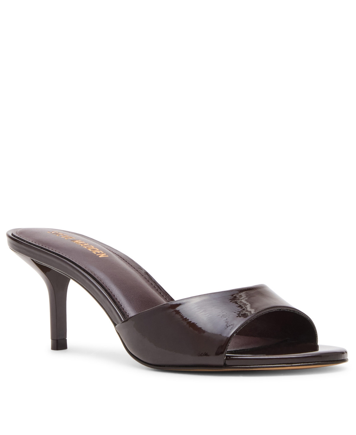 Steve Madden Women's Kendrix Kitten Heel Dress Mules - Brown | Macy's