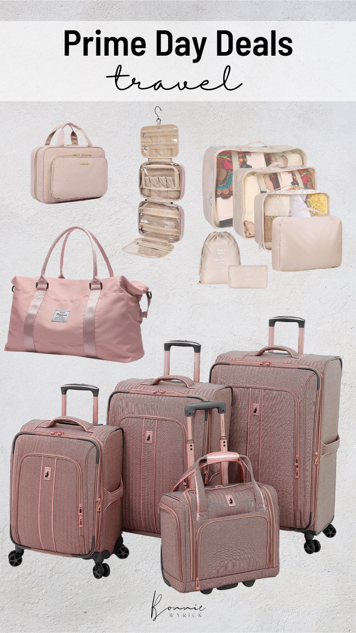 Prime Day travel essentials! Prime Day Luggage Deals | Packing Cubes | Weekender Bag | Toiletry Bag

#LTKtravel #LTKxPrimeDay #LTKsalealert