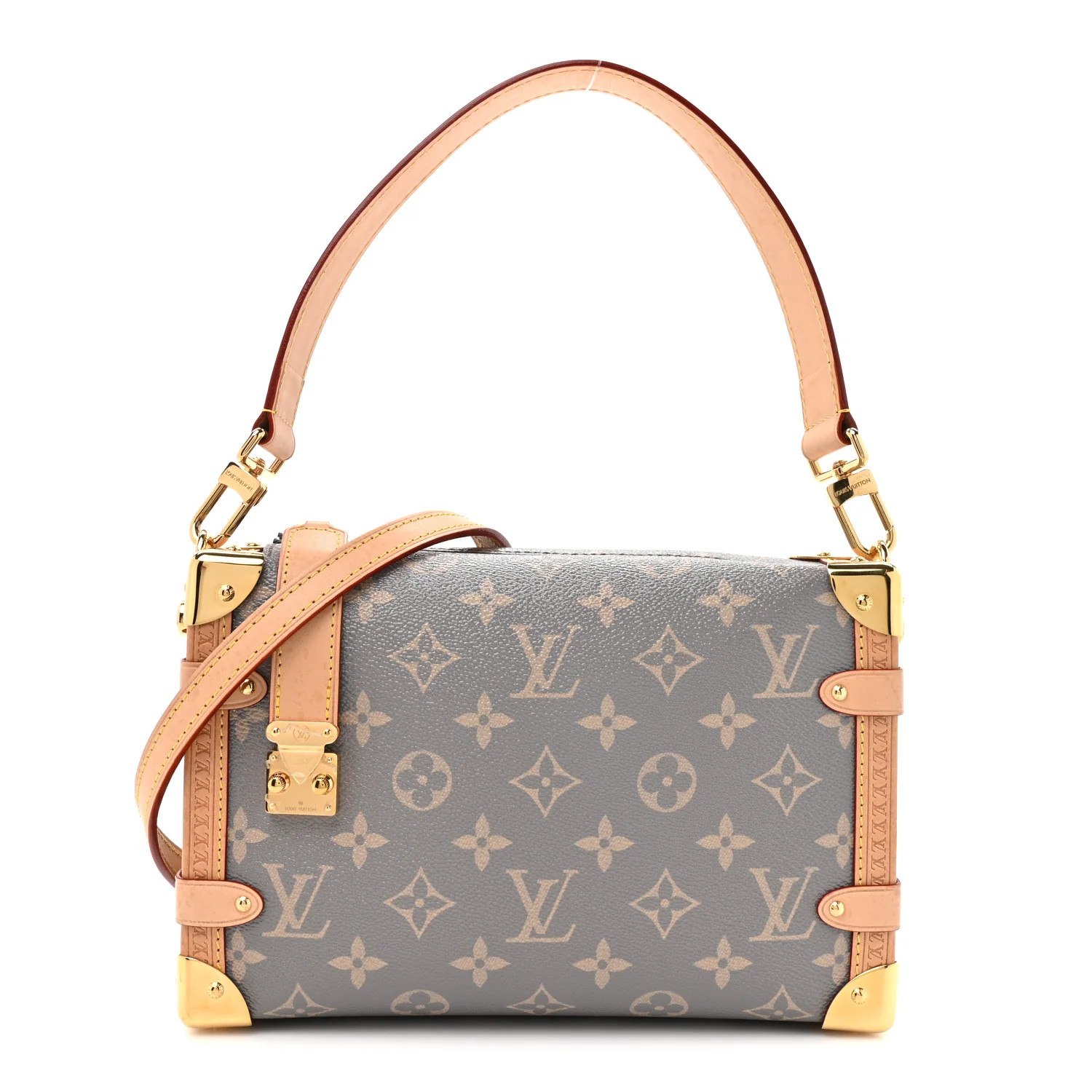 Louis Vuitton Monogram Side Trunk MM Trianon Gray 1831854 | FASHIONPHILE (US)