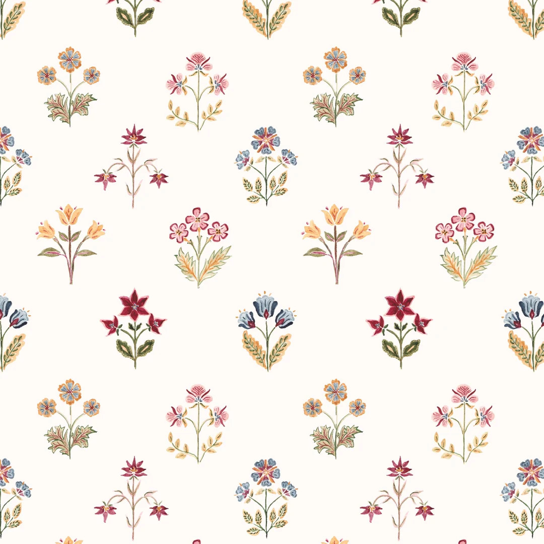 Christmas Wrapping Paper Block Print, Grandmillenial Holiday Gift Wrap, Maximalist Gift Wrap, Chr... | Etsy (US)