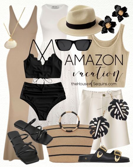 Shop these Amazon resortwear and Vacation Outfit finds! Beach Vacation Resort wear, maxi dress, summer dress, Bermuda shorts, bikini, eyelet dress, beach bag, straw tote, white dress, Anine Bing Waylon slides, strappy sandals, straw fedora sun hat and more! 

Follow my shop @thehouseofsequins on the @shop.LTK app to shop this post and get my exclusive app-only content!

#liketkit 
@shop.ltk
https://liketk.it/4wy9w

Follow my shop @thehouseofsequins on the @shop.LTK app to shop this post and get my exclusive app-only content!

#liketkit #LTKstyletip #LTKswim #LTKtravel
@shop.ltk
https://liketk.it/4wyNI