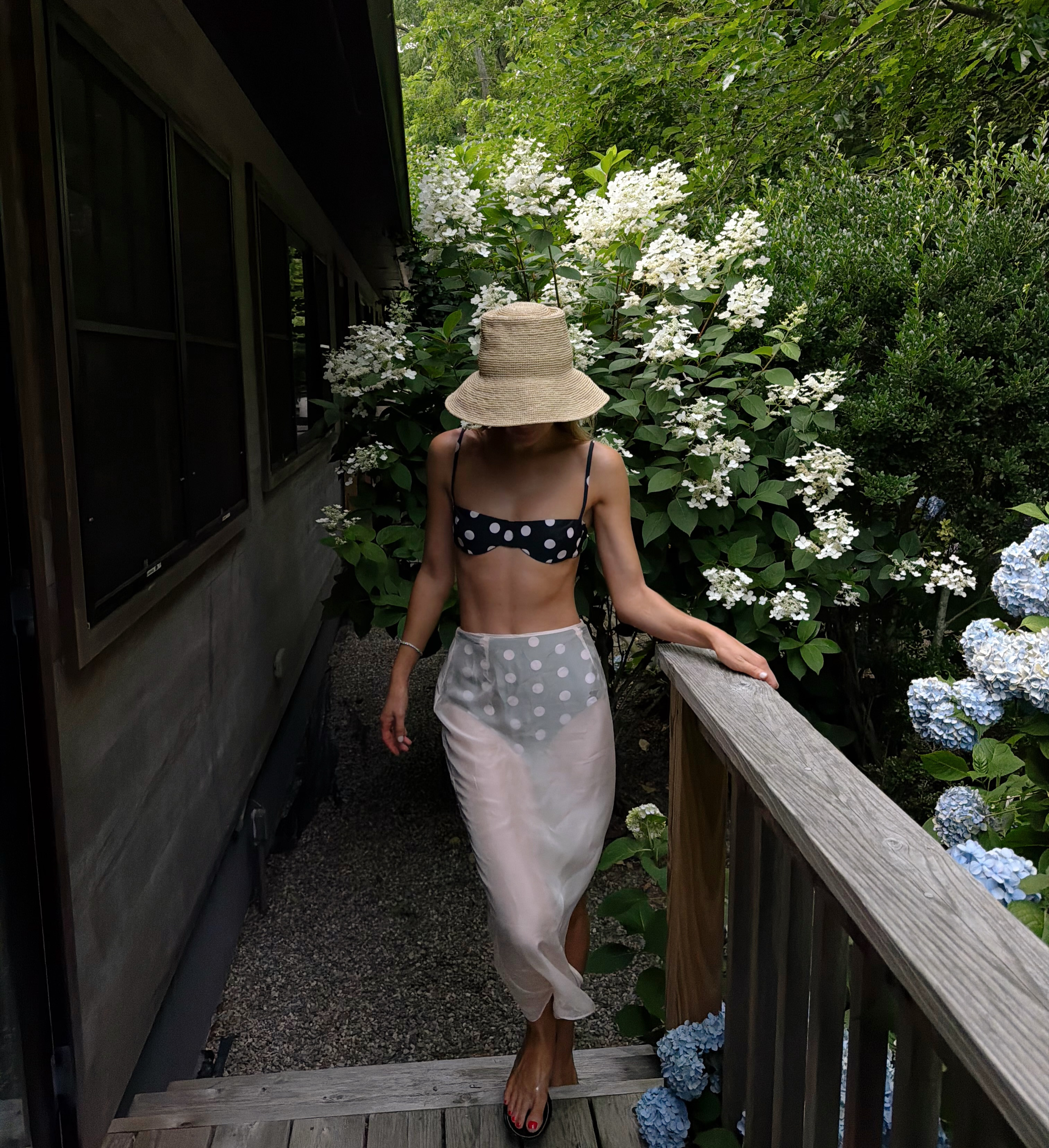 Polka dots, a sheer swim cover-up, and a straw hat is my kind of summer outfit formula. Equal parts chic, effortless, and made for a coastal weekend.

summer style
resort wear
vacation outfit
coastal style
polka dot bikini
sheer cover-up
straw hat
chic swim look
elevated beachwear
timeless summer outfit 

 #LTKootd #LTKSeasonal #LTKSwim