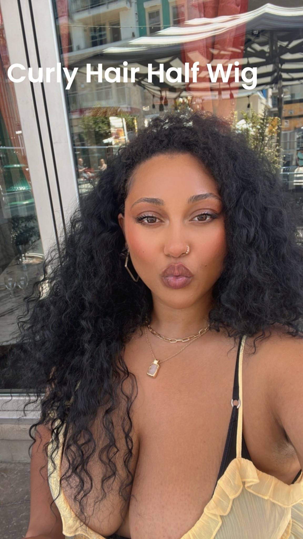 Outre half wig 

#LTKFindsUnder100 #LTKBeauty #LTKFindsUnder50