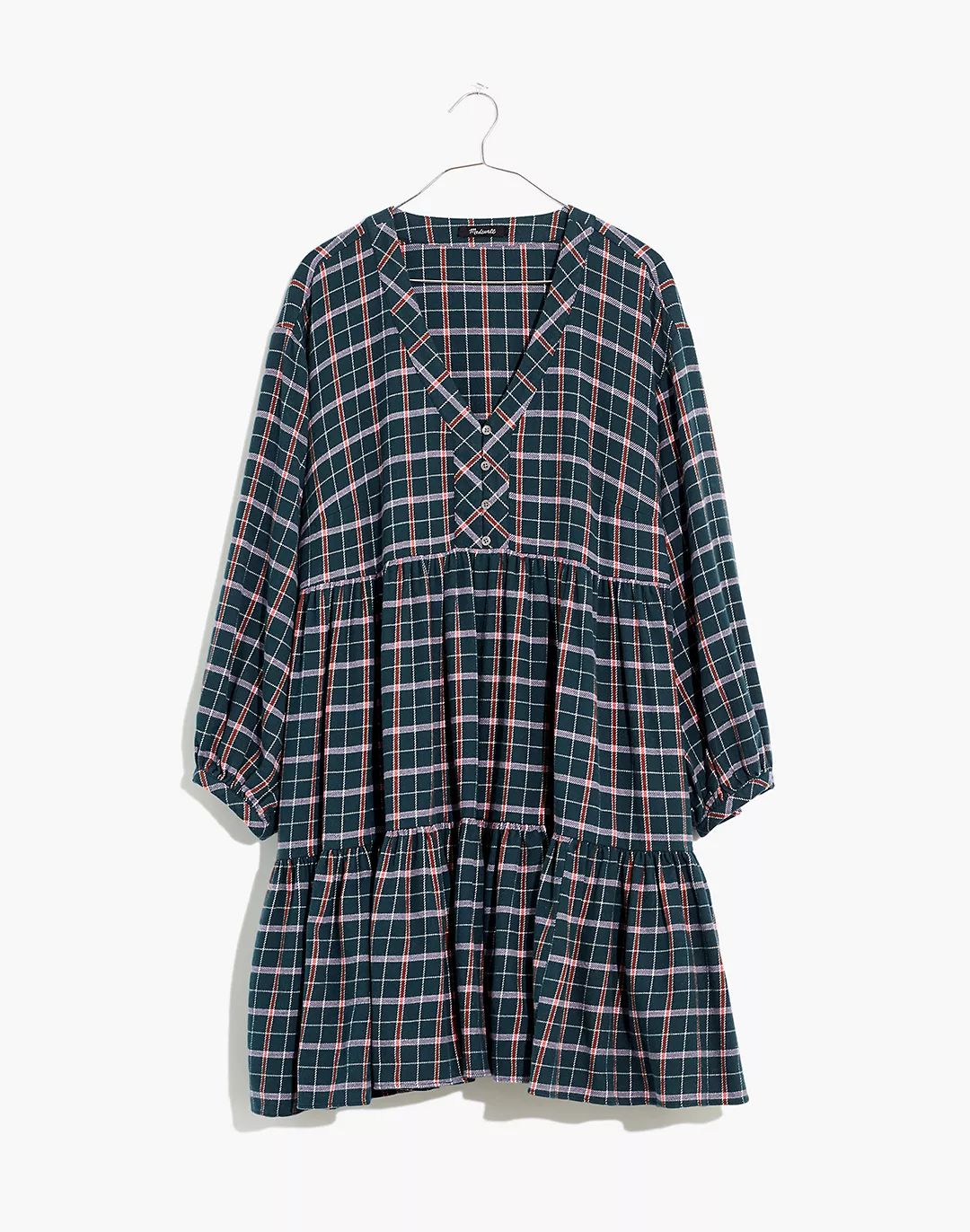 Flannel Colette Mini Dress in Plaid | Madewell