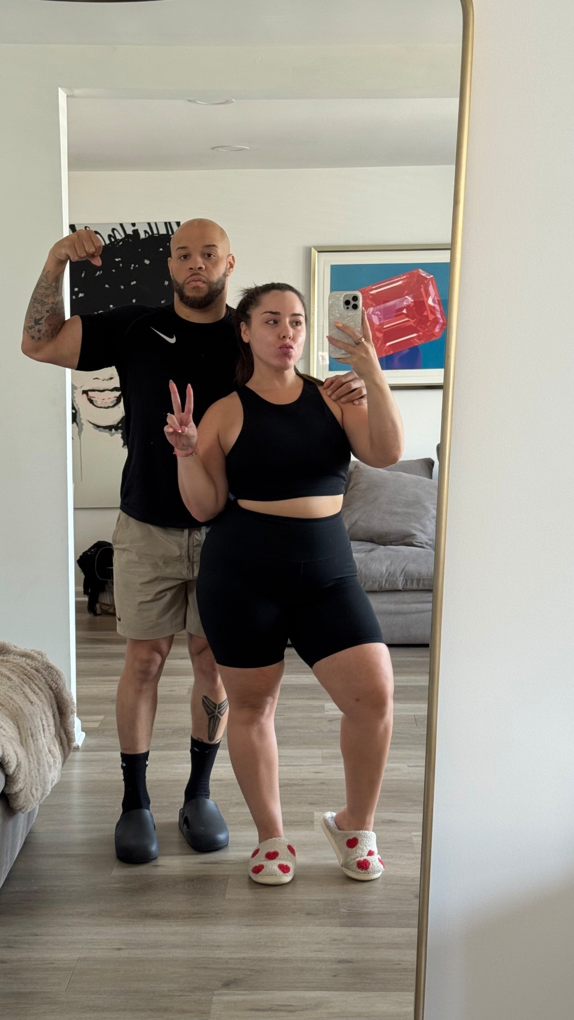 His & hers workout outfits of the day even though we don’t workout together 😂

#LTKMens #LTKActive #LTKMidsize