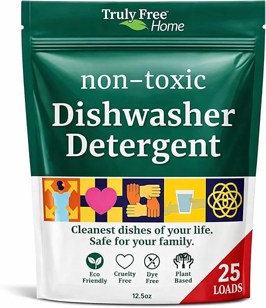 Truly Free Dishwasher Detergent Powder - 12.5oz - Pack of 1 | Amazon (US)