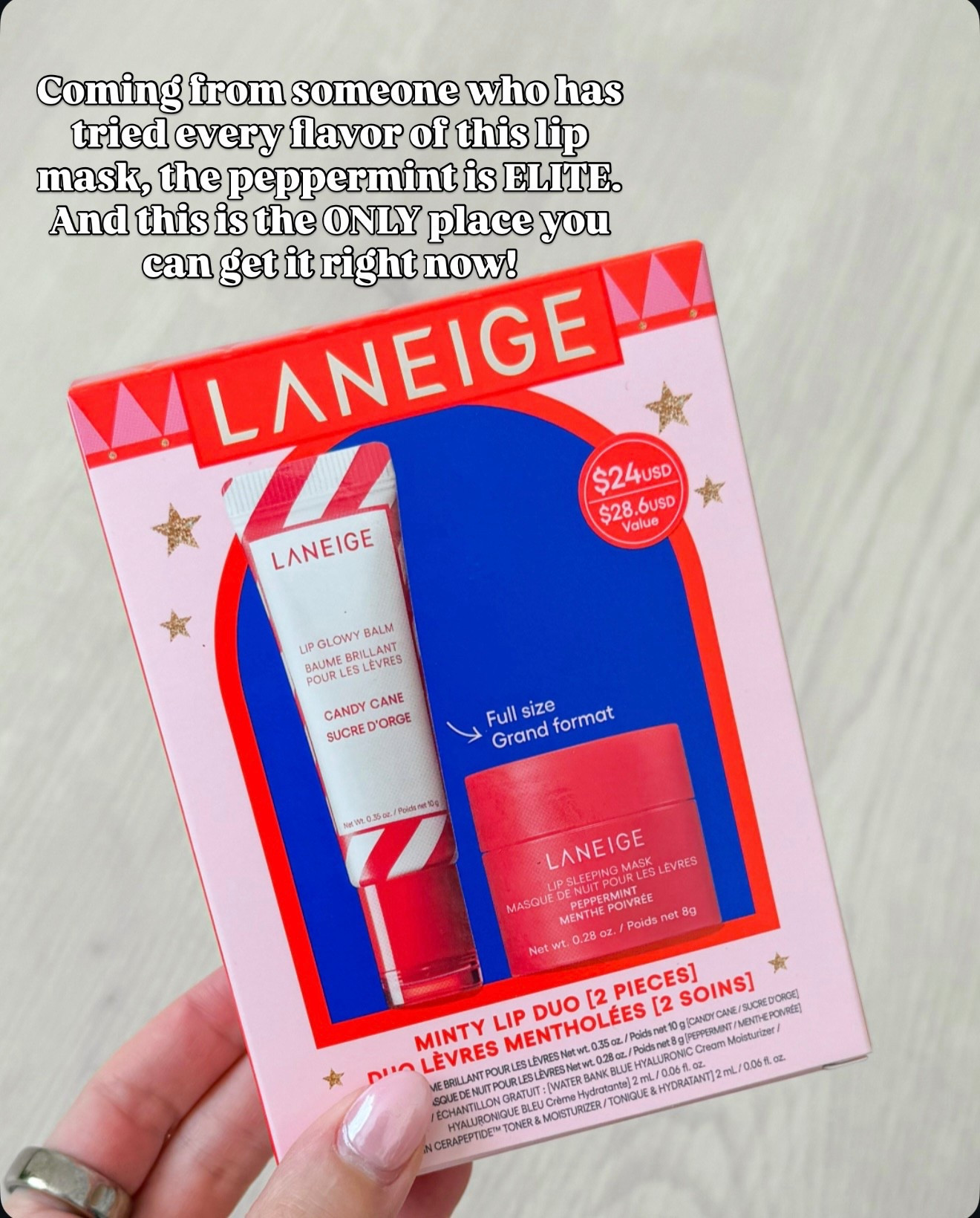 Perfect for dry skin in the winter. Would be such a cute stocking stuffer or gift idea!!! 

Laneige lip mask, Dry skin, Stocking stuffers, Stocking ideas, Gift ideas, Small gifts, Finds under 25, Stang and co

#LTKHoliday #LTKSeasonal #LTKGiftGuide