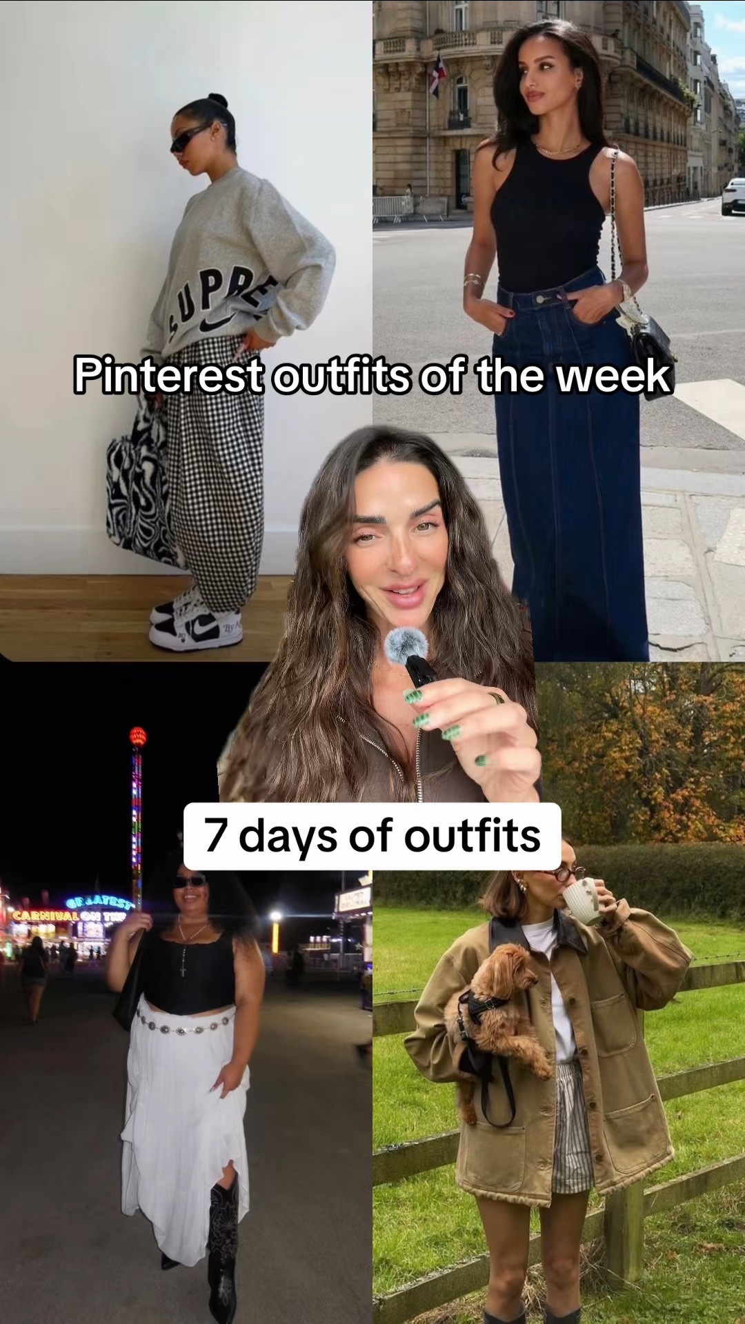 Pinterest outfits of the week. 7 days of outfits that you should recreate this week.