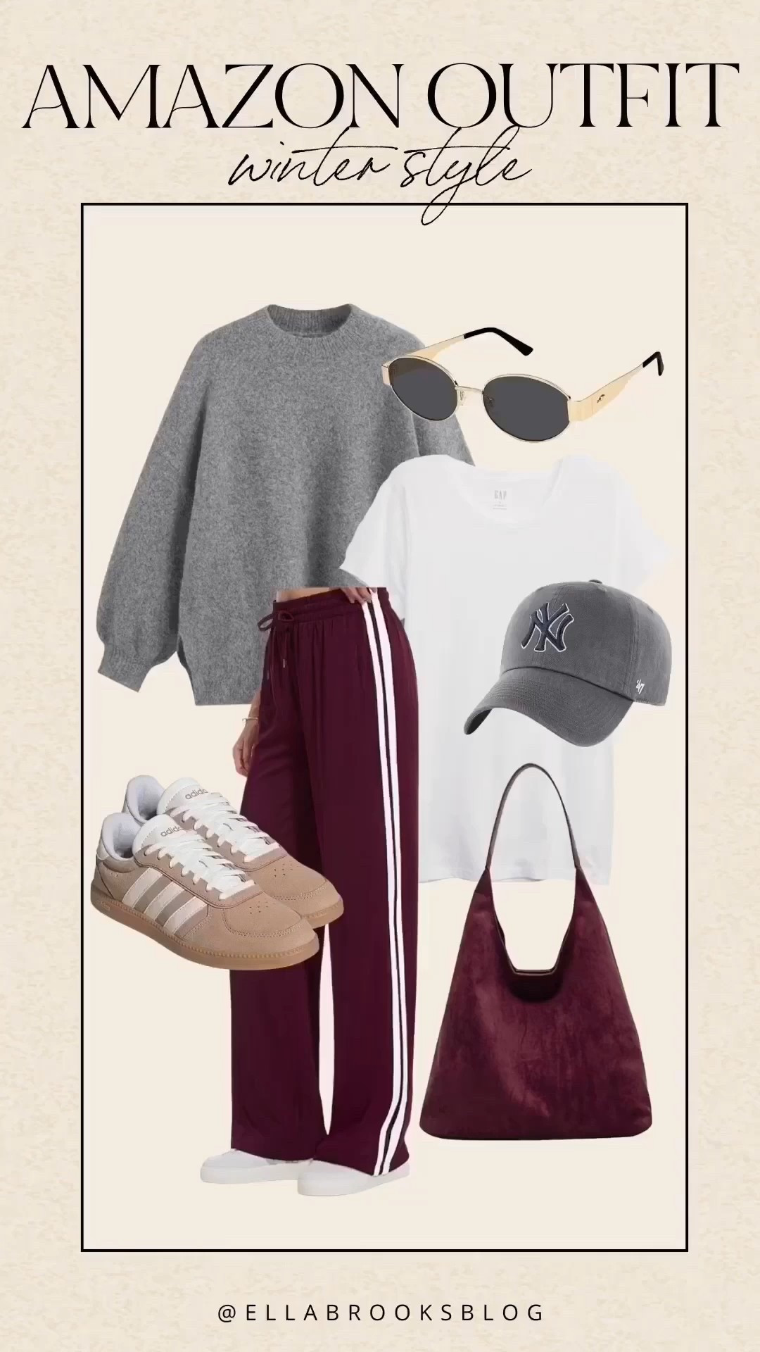 Amazon winter outfit!

Amazon fashion, winter style,
Track pants, athleisure, adidas sneakers, suede bag

#LTKootd #LTKSeasonal