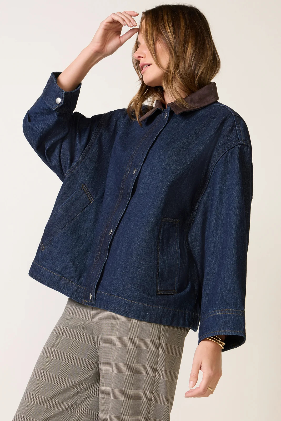 Oversized Denim Jacket | Evereve