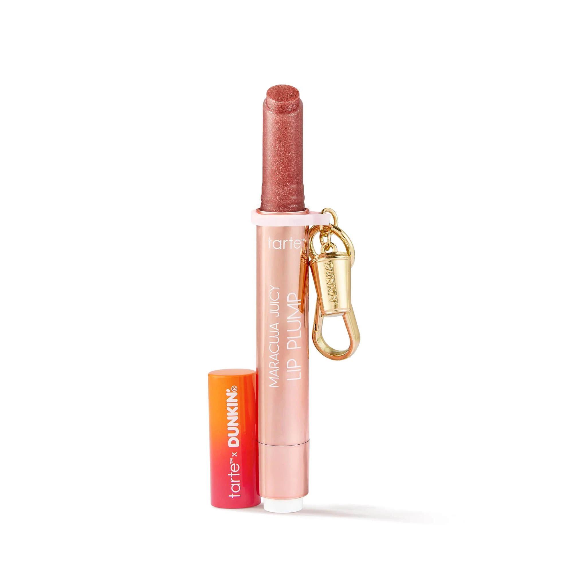 tarte�?� x Dunkin' maracuja juicy shimmer glass lip plump + free charm | tarte cosmetics (Global)