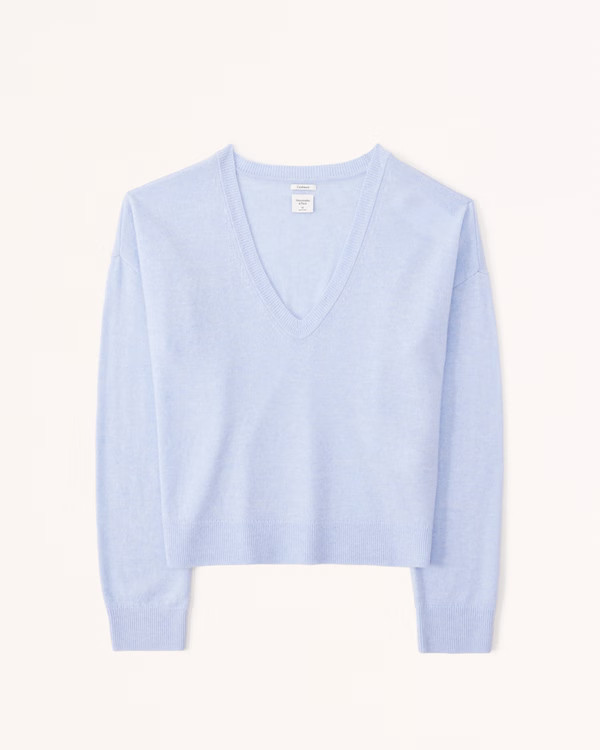 Cashmere V-Neck Sweater | Abercrombie & Fitch (US)