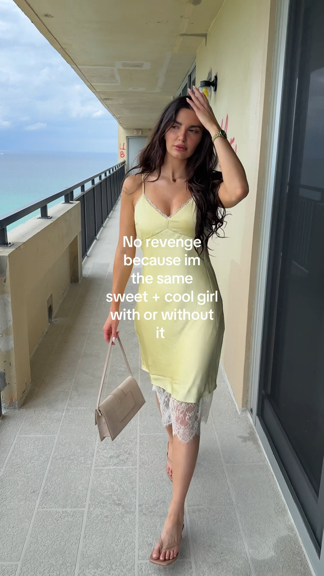 Yellow summer dress