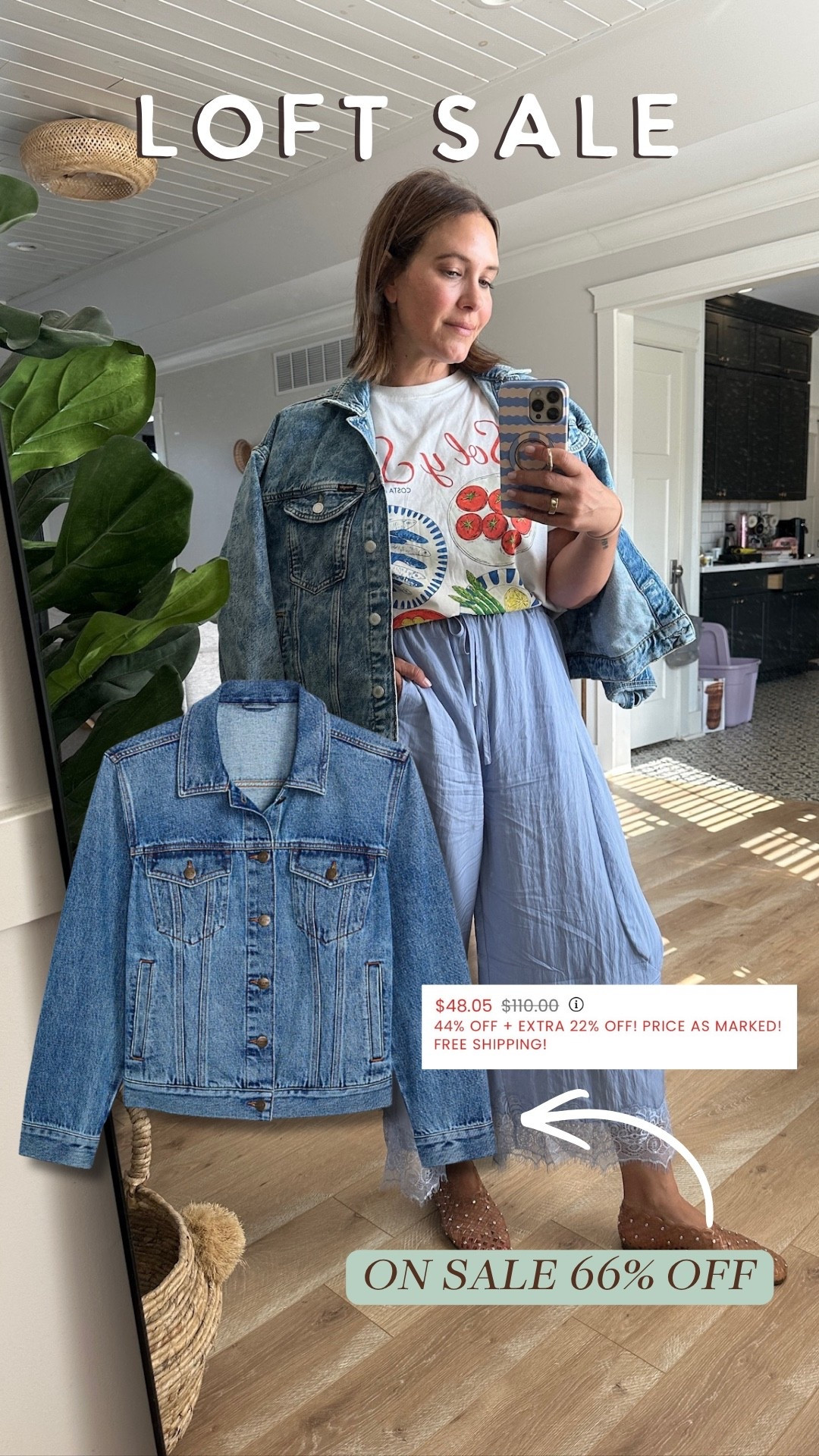 My favorite denim jacket is on sale right now! Under $50 🔥🔗 #loft #denimjacket

#LTKootd #LTKSaleAlert