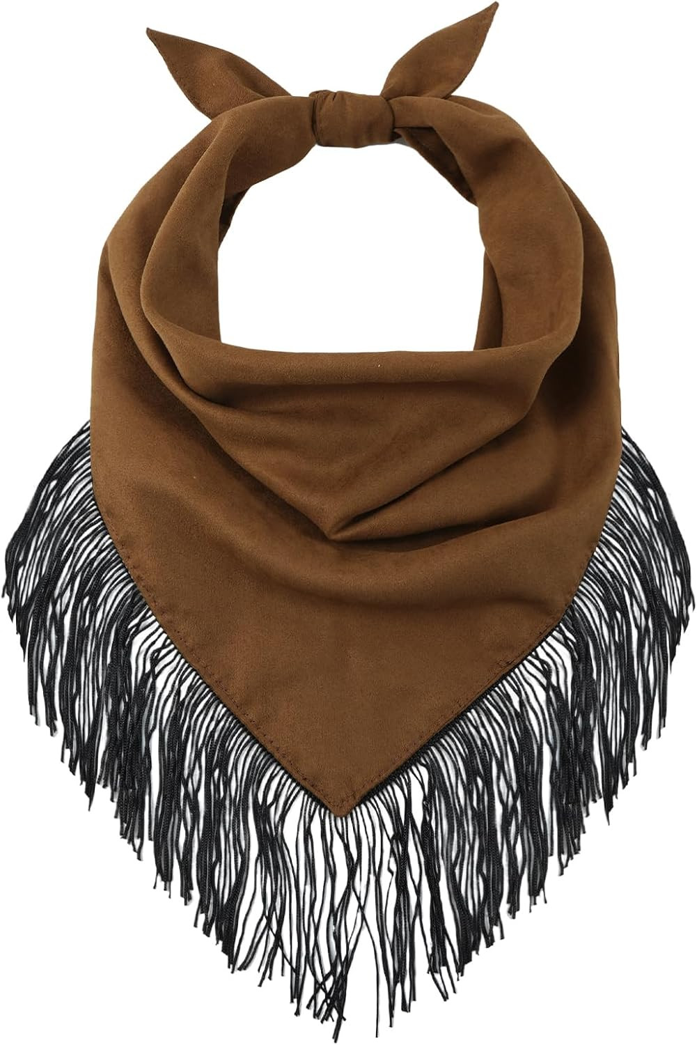 Triangle Wild Rag with Fringe, Cowgirl Scarf Tassel, Western Bandana Top for Women, Equestrian Accessories | Amazon (US)