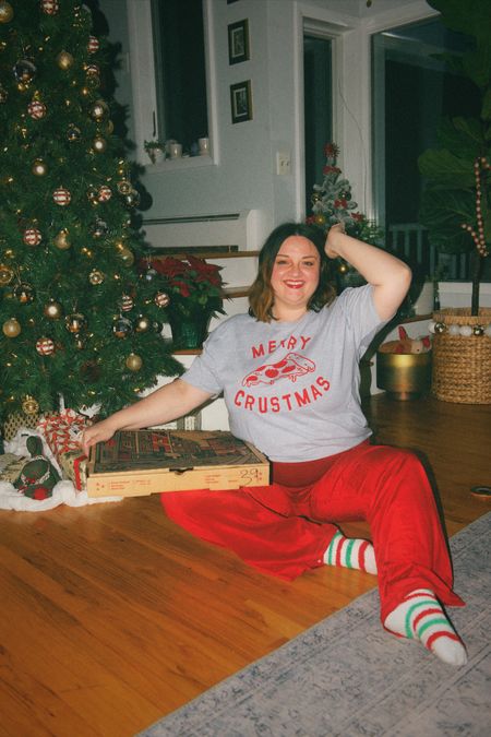 Merry Crustmas! Use my code LYNZIJUDISH for 20% off your order.

Pizza, ModCloth, plus size fashion, plus size style, size 16 influencer, pizza t-shirt, tee, red velvet pants 

#LTKHoliday #LTKunder50 #LTKcurves