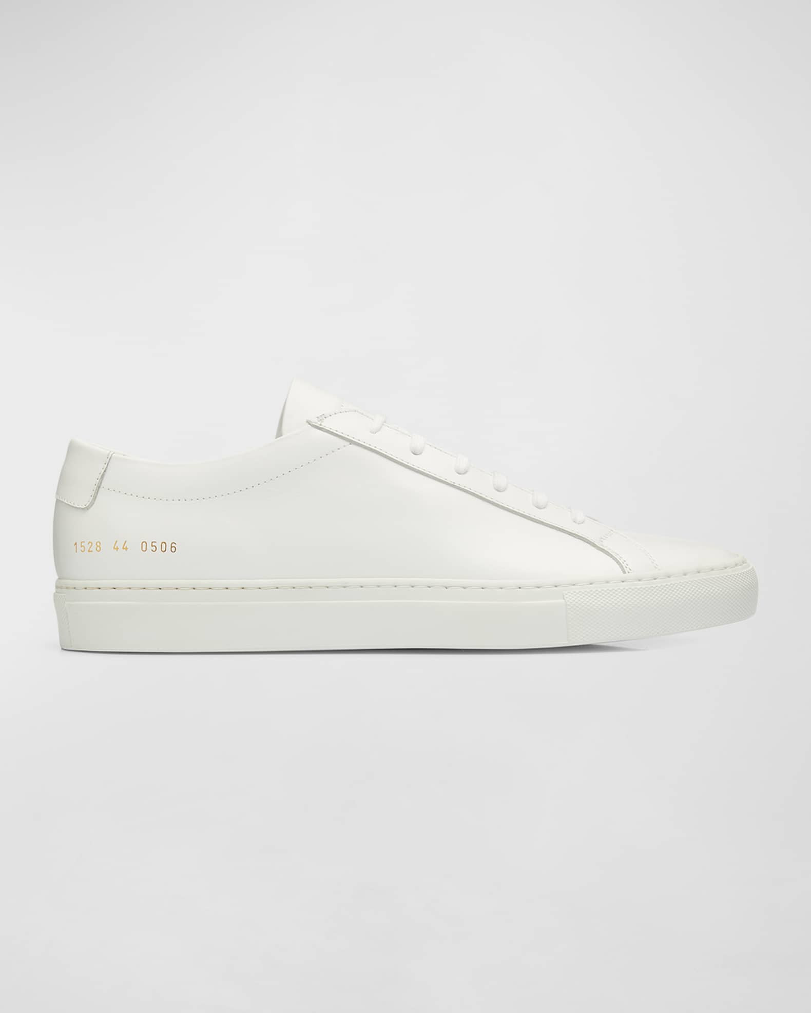 Men's Achilles Leather Low-Top Sneakers, White | Neiman Marcus