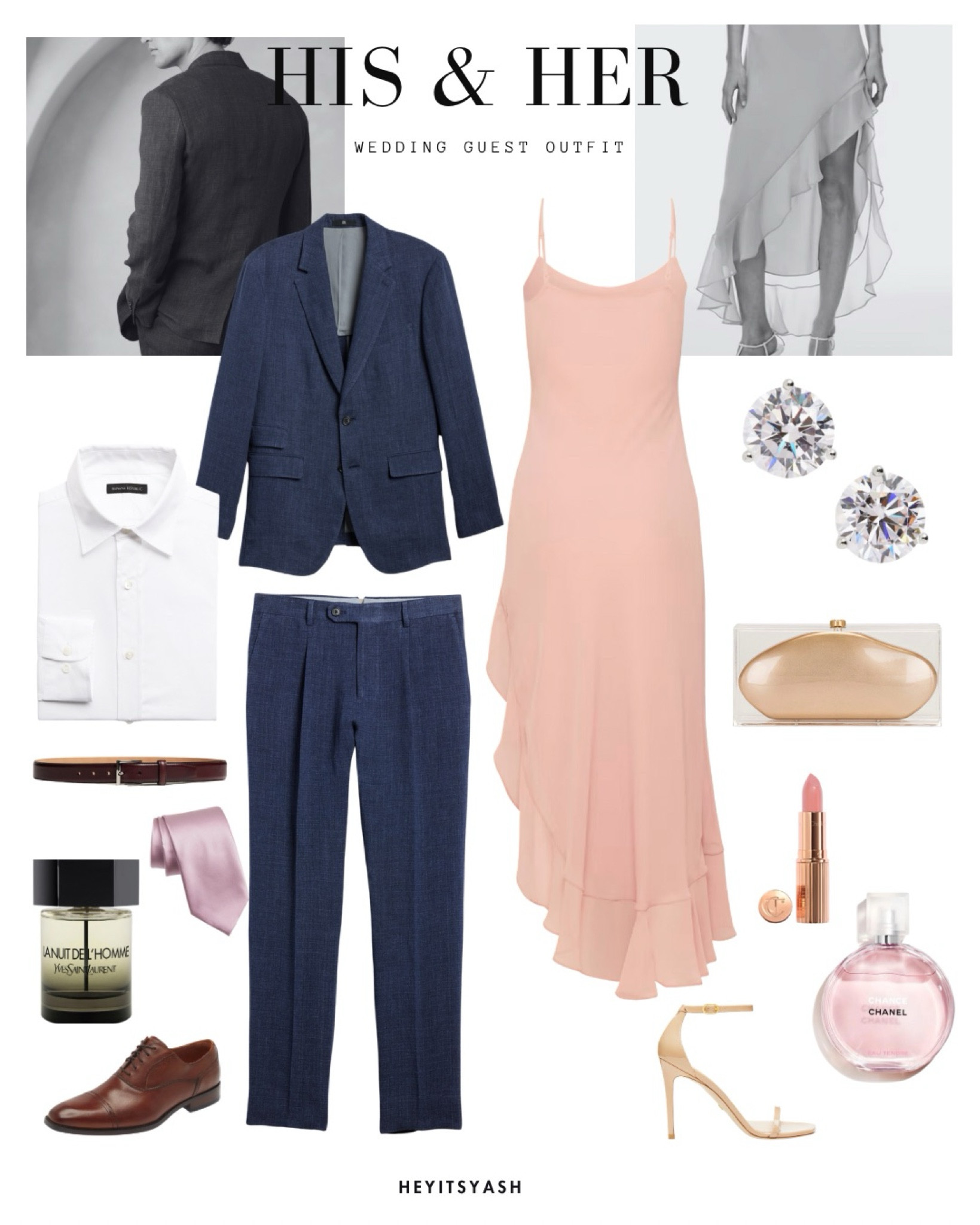 His & Her Wedding guest Outfits #mensfashion #weddingdress 

#LTKWedding #LTKMens #LTKFamily