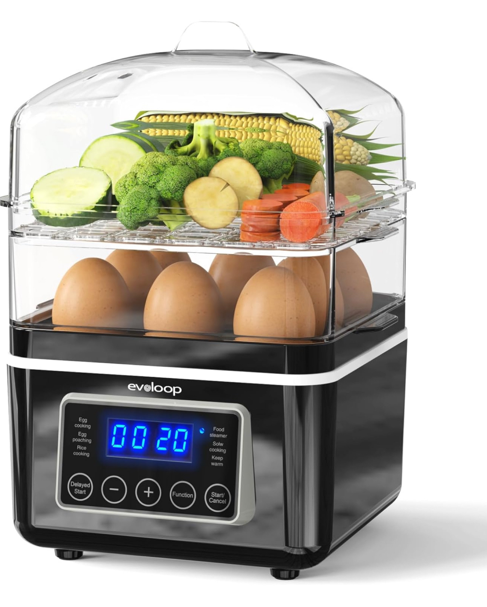 10% off 🎉

2 Tiers Electric Food Steamer for Cooking, 4 QT Digital Multi Vegetable Steamer with BPA-Free Stackable Baskets, Rapid Egg Cooker Egg Steamer with Auto Shut-Off, Ideal for Veggies, Seafood, Rice

#LTKGiftGuide #LTKSaleAlert