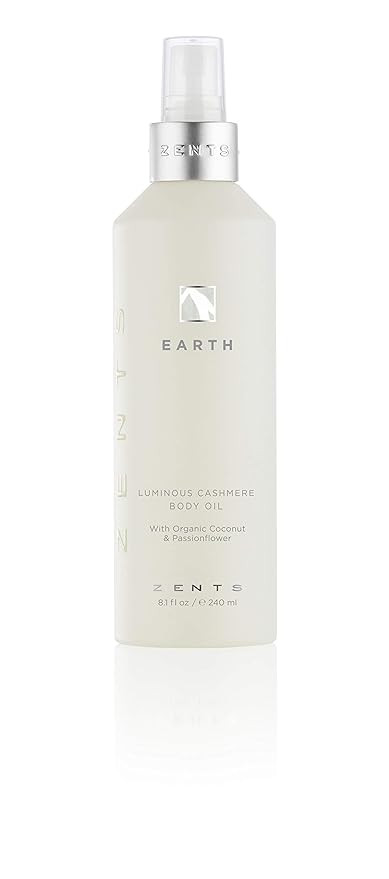 Zents Luminous Cashmere Body Oil, Soften and Moisturize Skin with Vitamin E and Organic Coconut O... | Amazon (US)