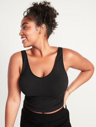 Seamless Rib-Knit Tank Top for Women | Old Navy (US)