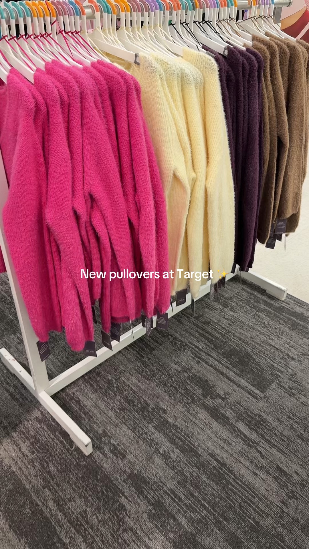 New sweaters @Target