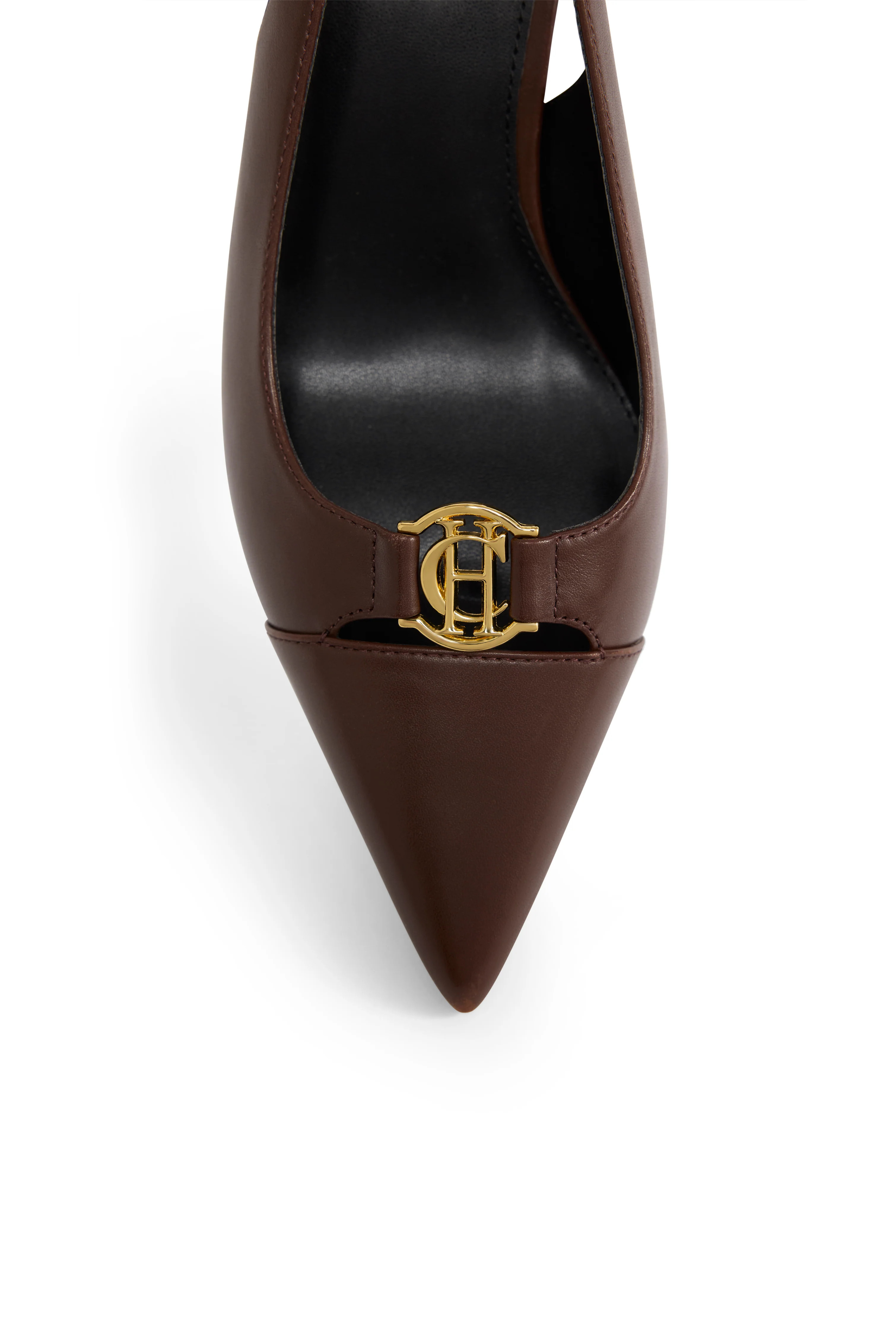 Wear All Day Monroe Slingback (Chocolate Leather) | Holland Cooper