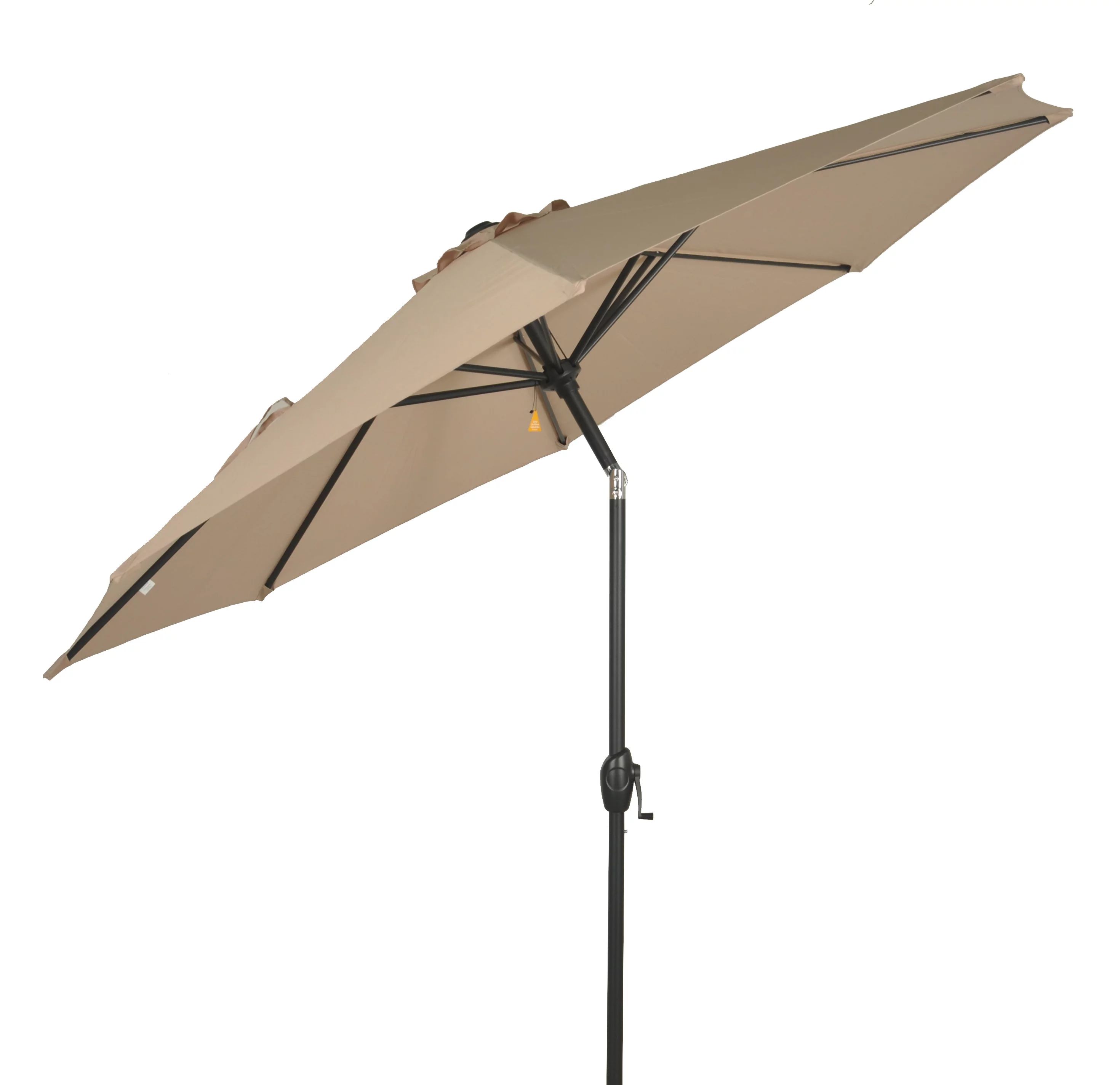 Mainstays 9' Outdoor Tilt Market Patio Umbrella - Tan | Walmart (US)