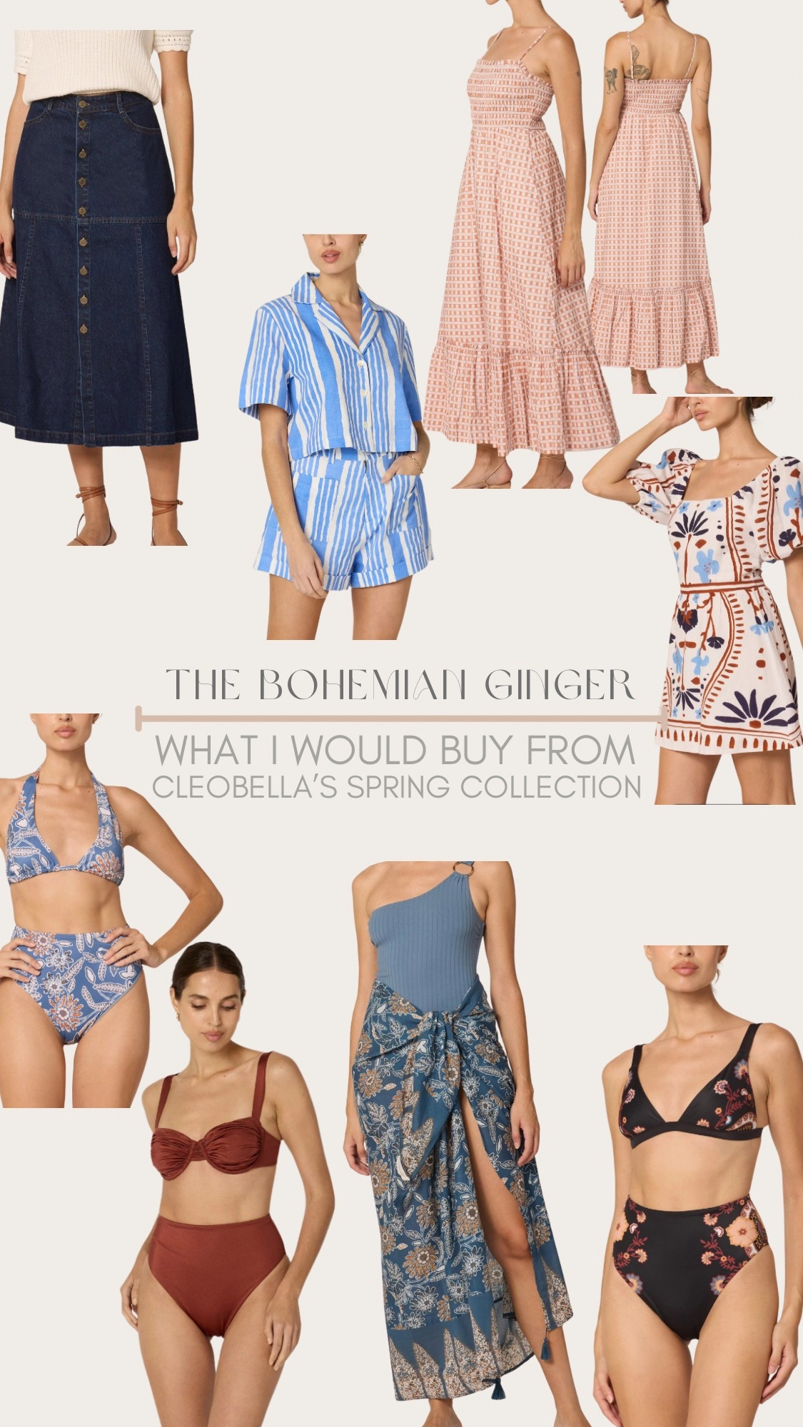 Things I would buy from cleobellas spring collection, these would also be perfect to pack for a little getaway!

#LTKTravel #LTKSeasonal