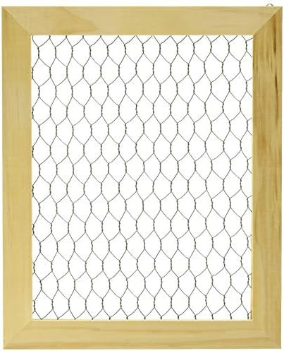 Darice Chicken Wire Frame (1pc) – Unfinished Wood Frame Ready to Decorate and Embellish – Add Photos | Amazon (US)
