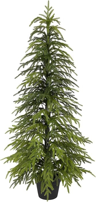 4ft Norfolk Pine Christmas Tree UV Resistant, 48in Faux Norfolk Pine Tree with Soft Real Touch Cl... | Amazon (US)