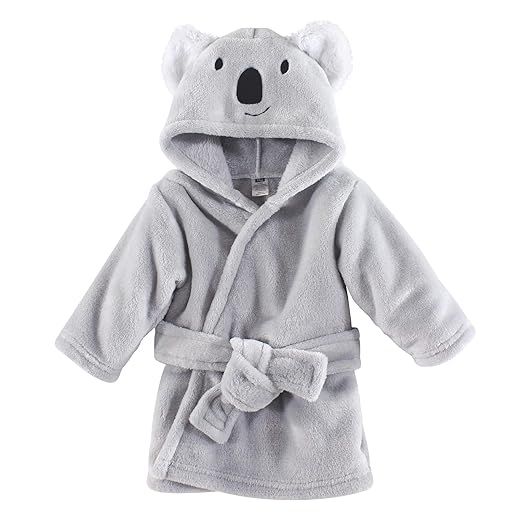 Hudson Baby Unisex Baby Plush Animal Face Bathrobe, Koala, One Size | Amazon (US)