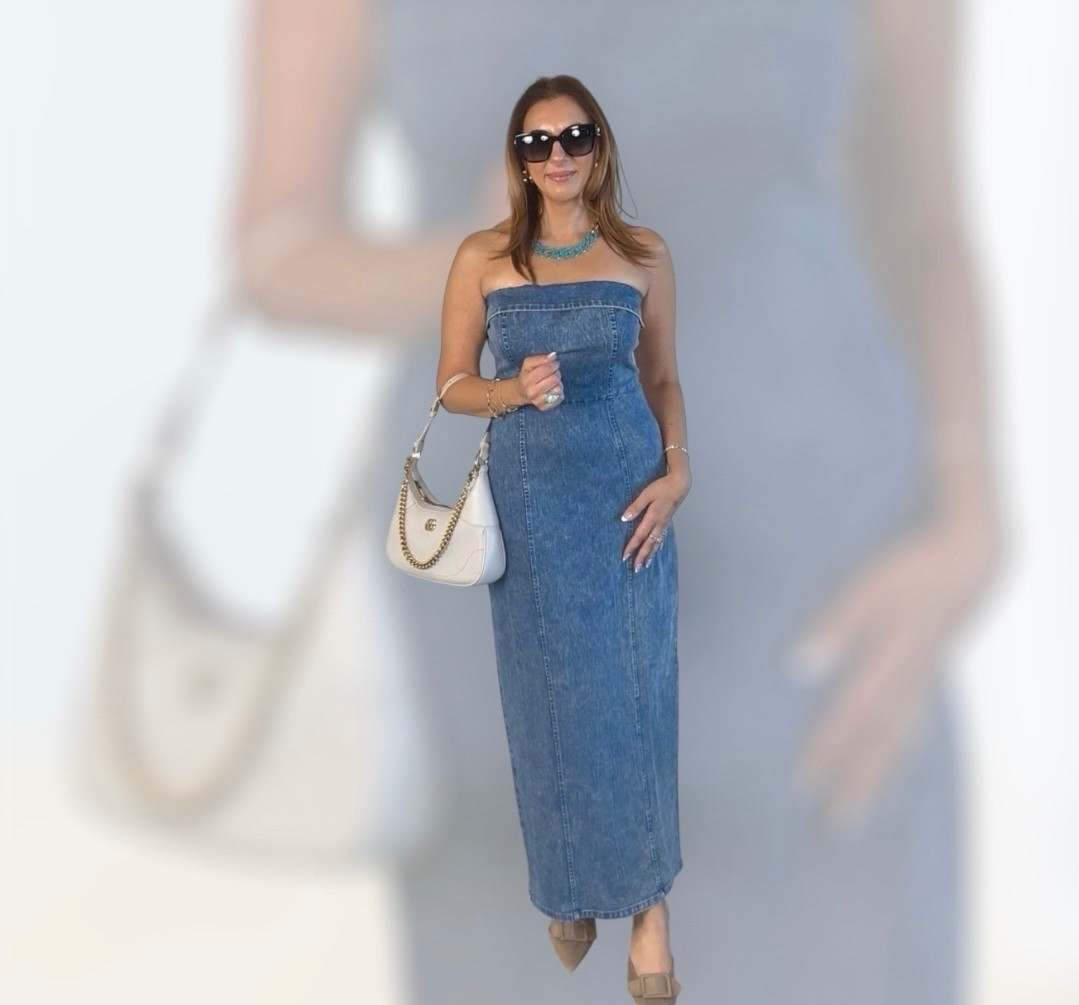 Chic, clean, effortless denim 💙
Styled with a white shoulder bag and statement jewelry for that polished everyday look.
Everything is linked to shop!

#LTKSaleAlert #LTKGiftGuide #LTKootd