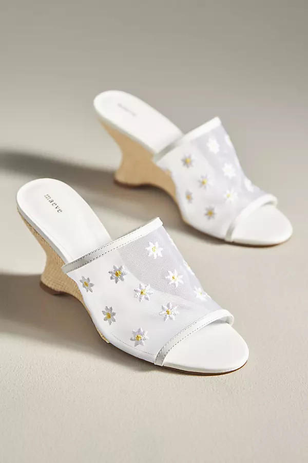 Mesh Wedge Heels | Anthropologie (US)